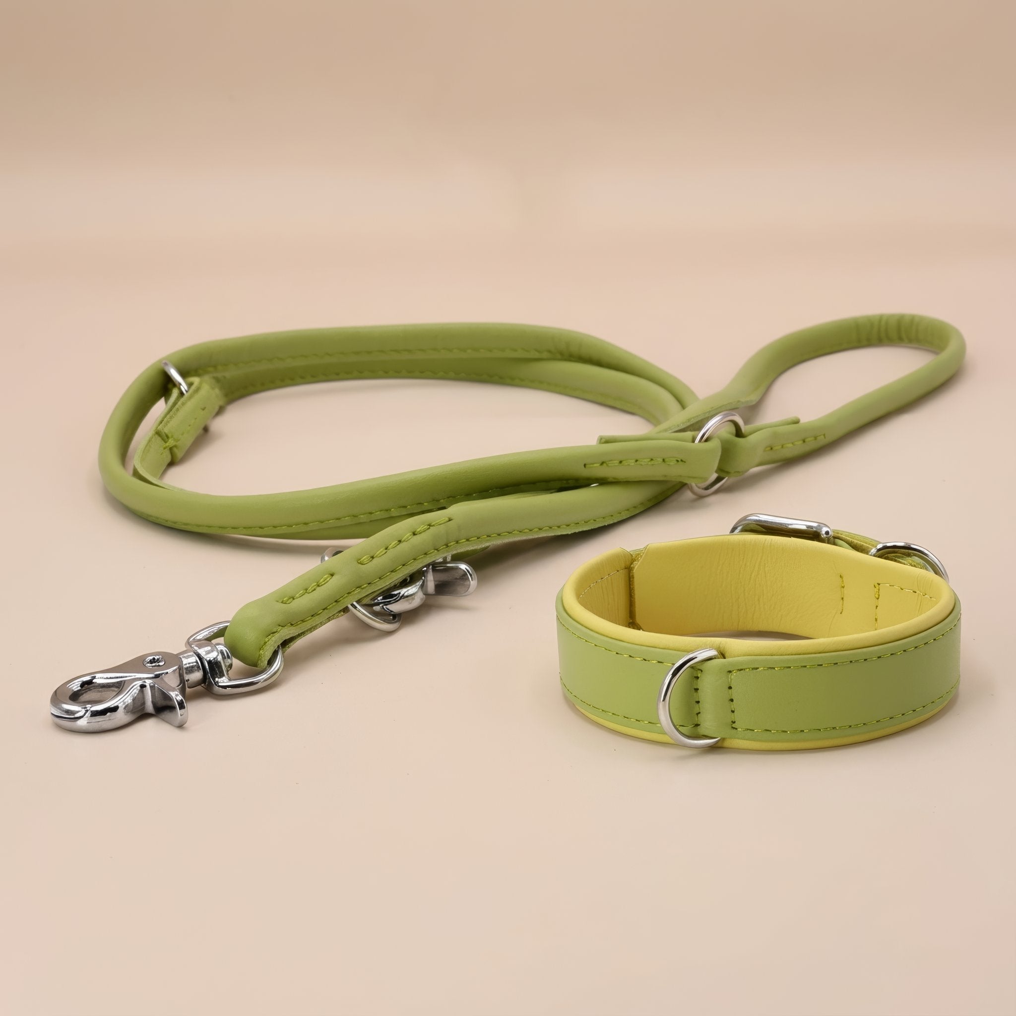 PAMLA00070S - Amici kaulapanta + hihna setti - Sitruuna - XS - Muotitassu