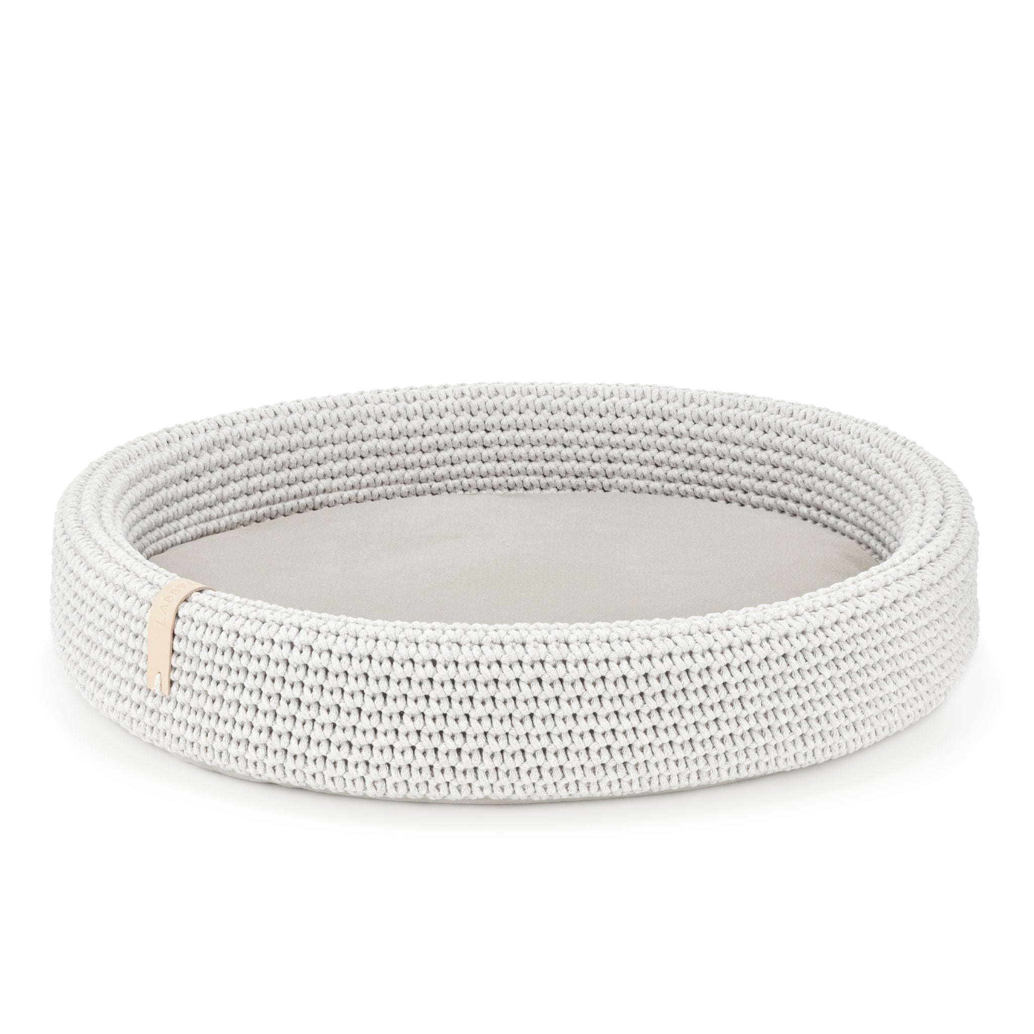 PLULA03084S-2 - LUKKO design peti - punottu - Vaalean harmaa - Muotitassu