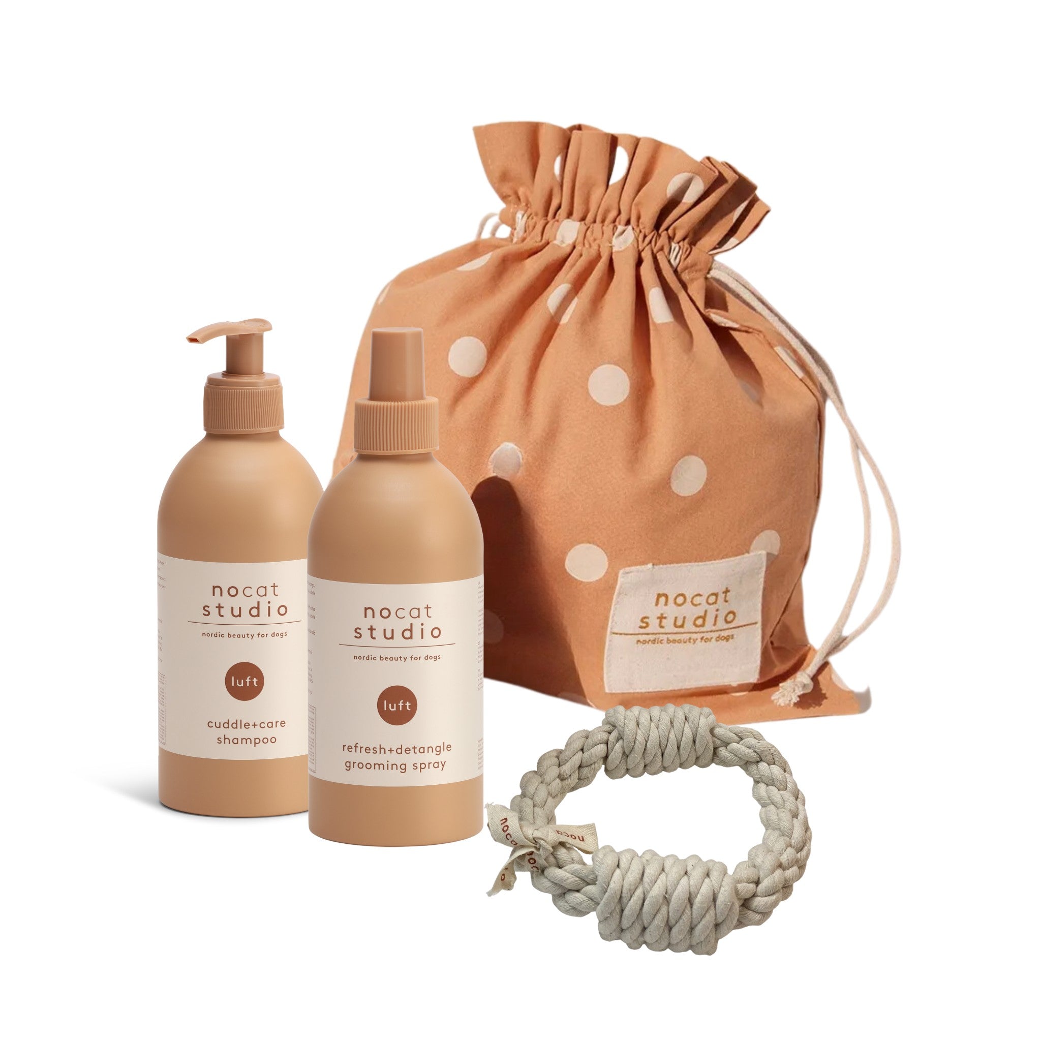 PSHNO03324S - Shampoo ja hoitosuihke lahjapakkaus - LUFT 2x375ml - Muotitassu