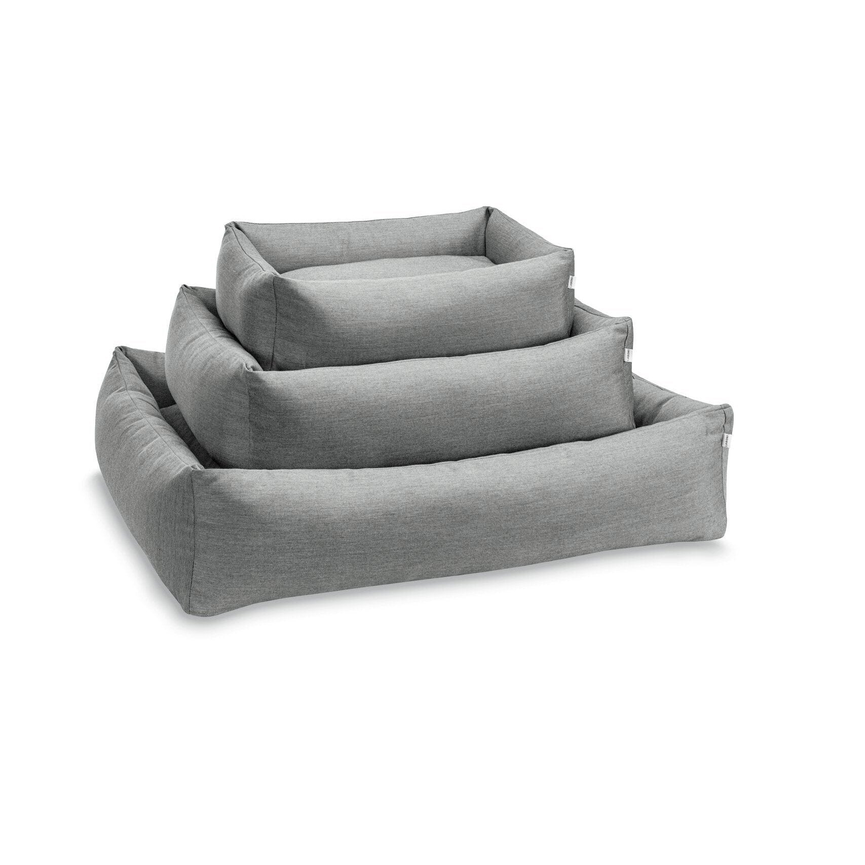 PCLLA01371S - Ortho Smooth ortopedinen koiranpeti - Musta silkki - Muotitassu