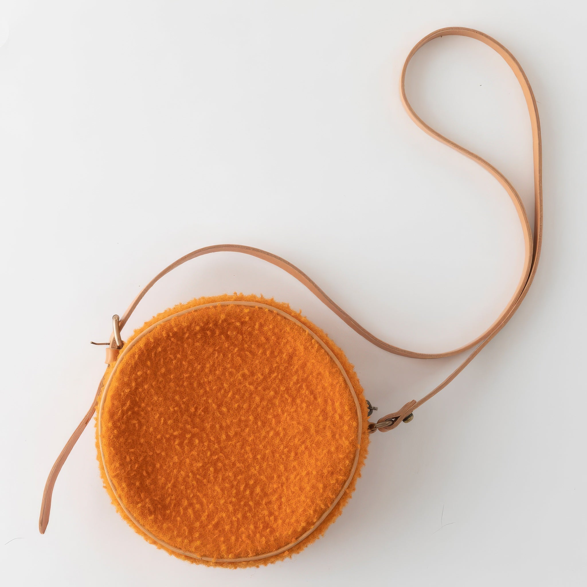 PMI2.05050S - Mini Margaret - Casentino-villainen pyöreä laukku - Oranssi - Muotitassu
