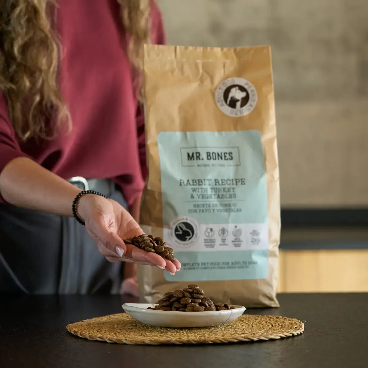 Hipoalerginė sausas šunų maistas - triušis 2kg