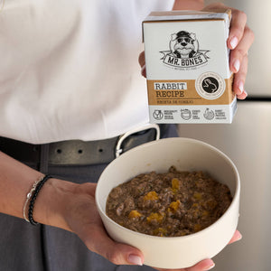 Mr.Bones keitetty kani ja kalkkuna – viljaton täysravinto koirille 375 g - kuva 2