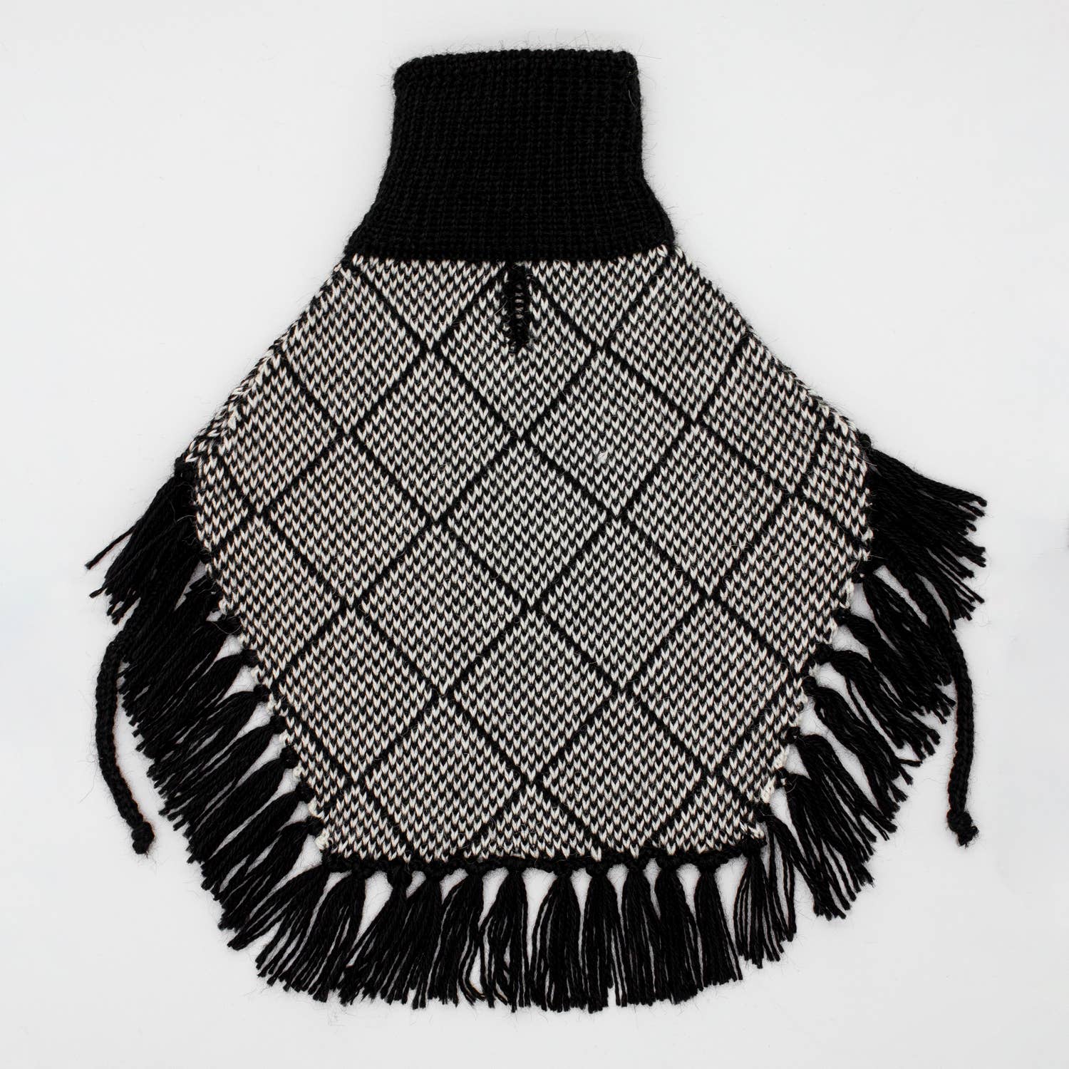 PDIAL05813S - Diamond Black alpakkaponcho koiralle - S - Muotitassu