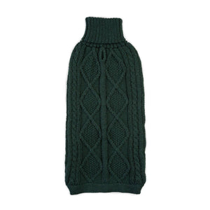 PEMAL05911S - Emerald Green Aran koiran alpakkaneule - M - Muotitassu