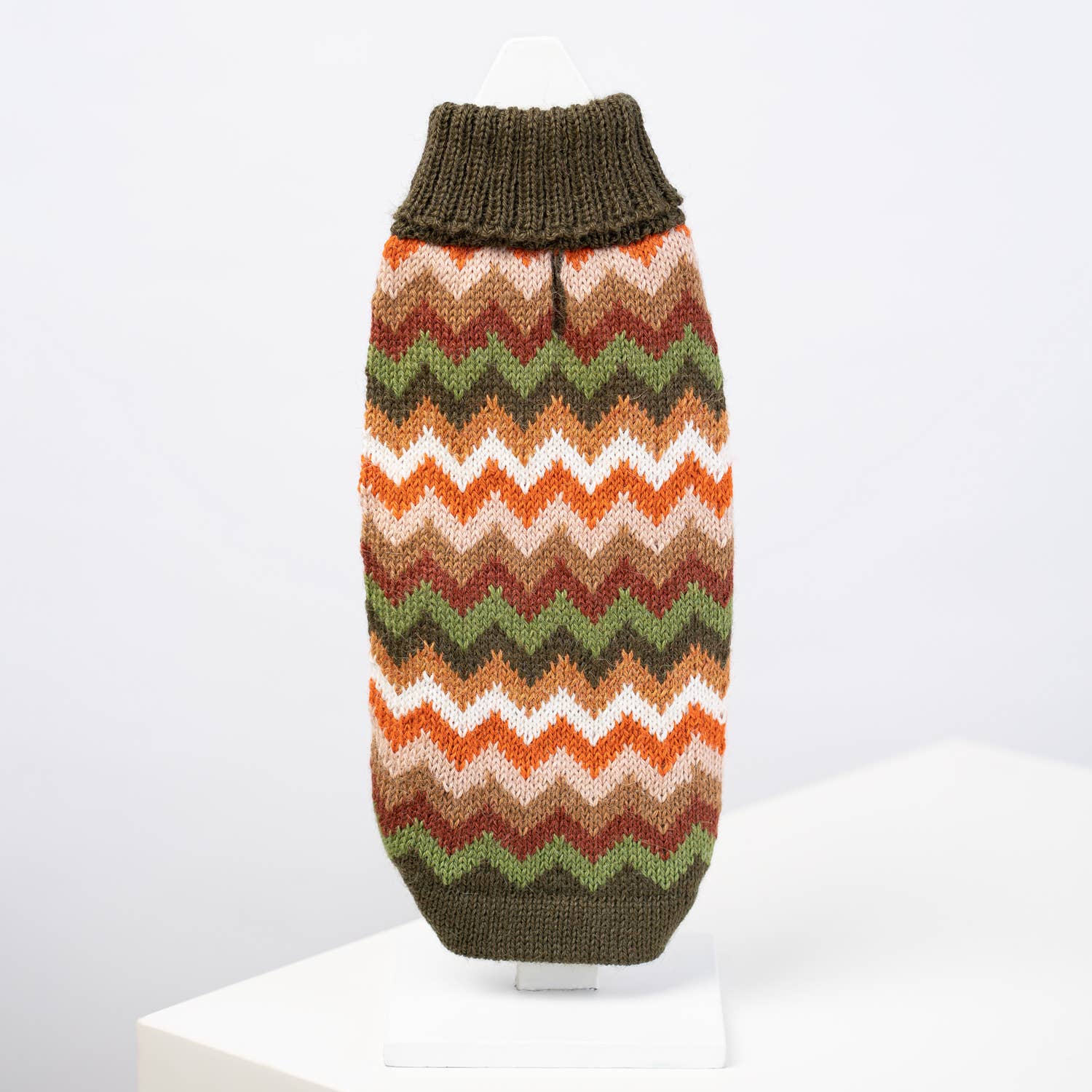 PFOAL05803S - Forest Chevron Knit koiran alpakkaneule - M - Muotitassu