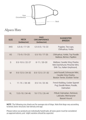 PWOAL05924S - Woolly Winter koiran alpakkapipo - XS - Muotitassu