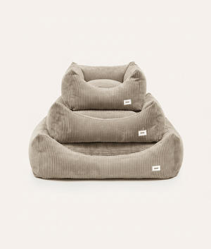 Cafide Snozy koiranpeti - Vakosametti - Beige, koot S, M ja L