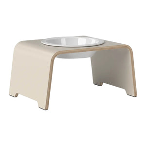 dogBar® Single korotettu ruokakuppi - Kashmir – M / Posliini Comfort