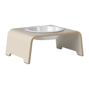dogBar® Single korotettu ruokakuppi - Kashmir – M-small / Posliini Comfort