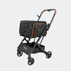Ibiyaya JetPaw 3-in-1 lemmikkiratas musta
