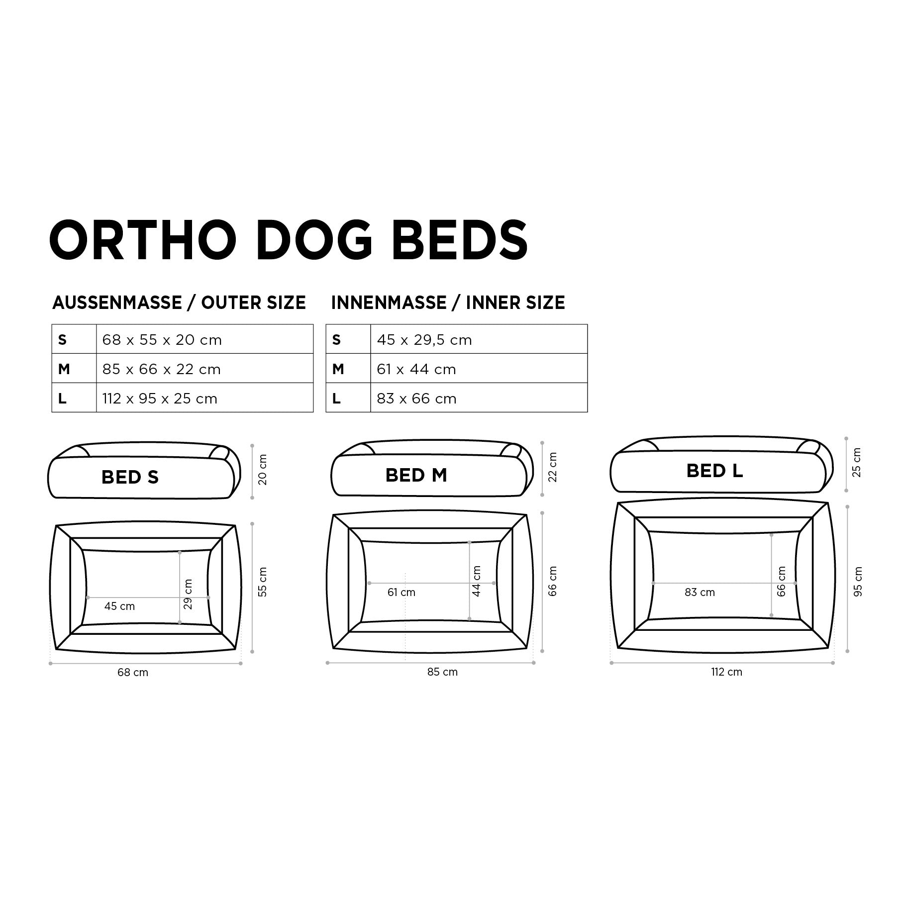 4101SX - 715 - Ortho Belagio ortopedinen koiranpeti - Hiekka - Muotitassu