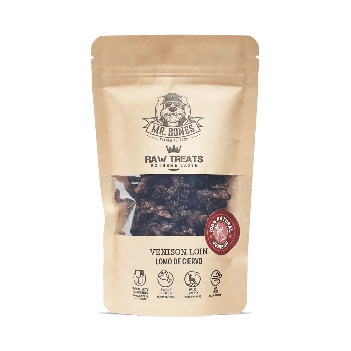 PRAMR05884S - 100% peuran herkkupalat koiralle ja kissalle - Muotitassu