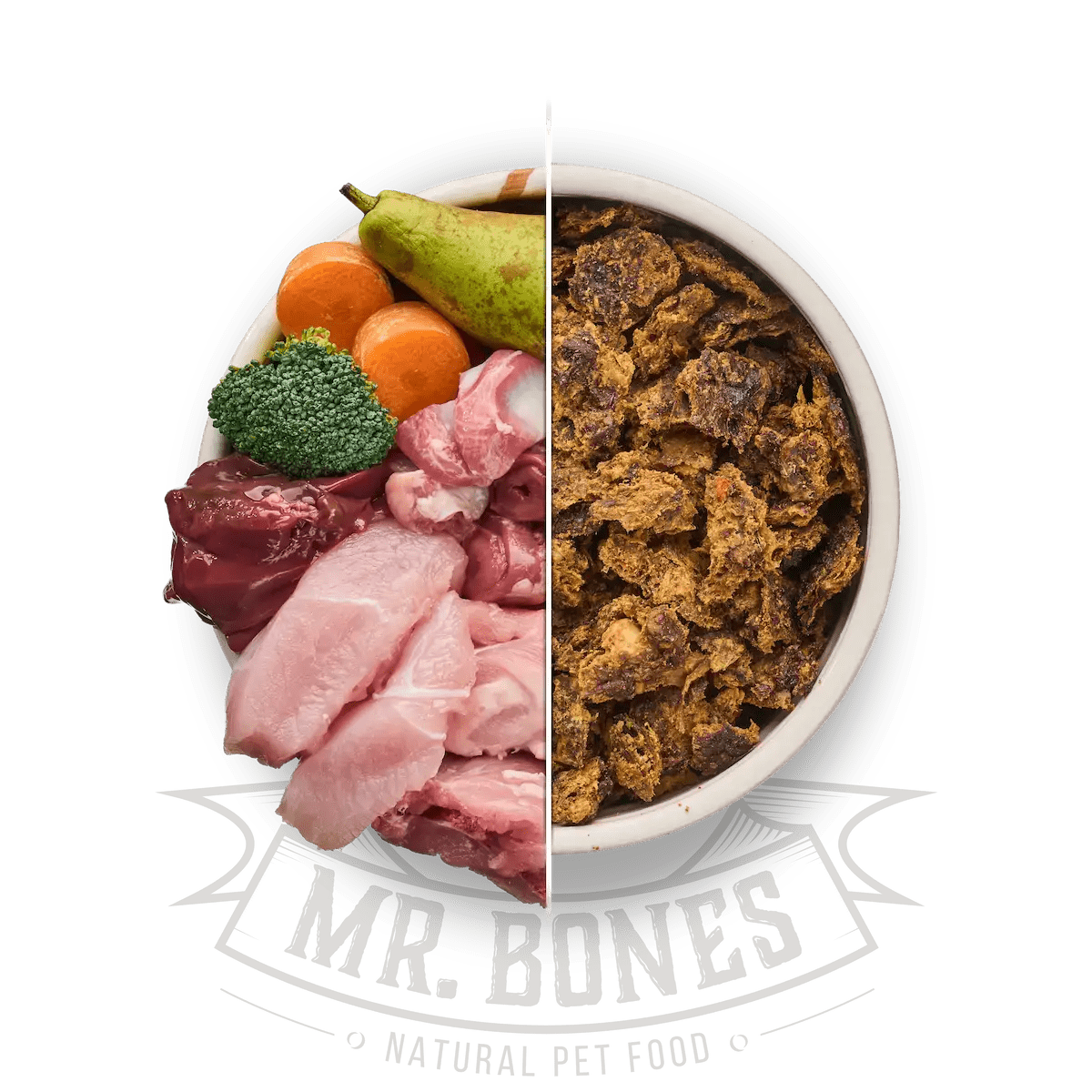 PDRMR05865S - Dry BARF kalkkuna – viljaton täysravinto koirille - 1 kg - Muotitassu