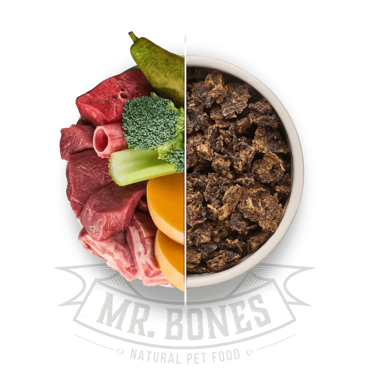 PDRMR05927S - Dry BARF mufloni – viljaton täysravinto koirille - 1 kg - Muotitassu