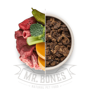 PDRMR05927S - Dry BARF mufloni – viljaton täysravinto koirille - 1 kg - Muotitassu