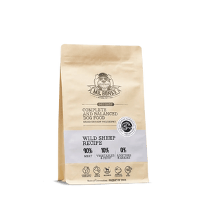 PDRMR05927S - Dry BARF mufloni – viljaton täysravinto koirille - 1 kg - Muotitassu