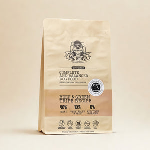 PDRMR05869S - Dry BARF naudanliha – viljaton täysravinto koirille - 450 g - Muotitassu