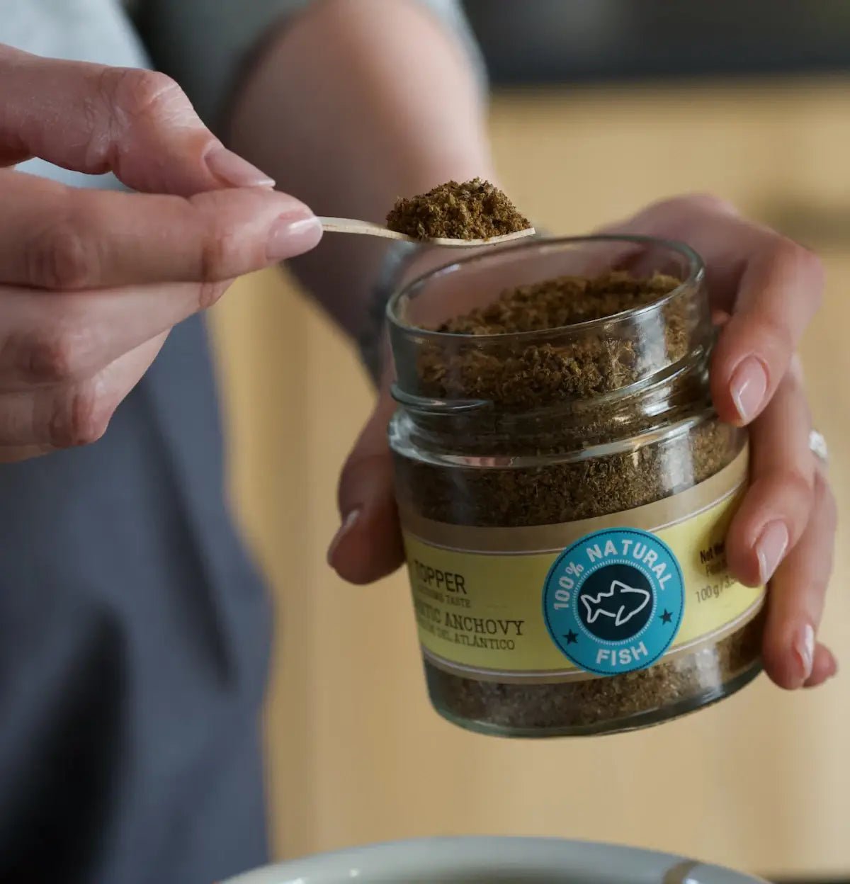 PTOMR05876S - Herkullinen lisuke koirille ja kissoille - Atlantin anjovis - Muotitassu