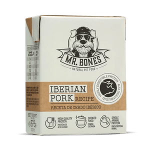 Mr.Bones keitetty Iberico possu – viljaton täysravinto koirille 375 g - kuva 1