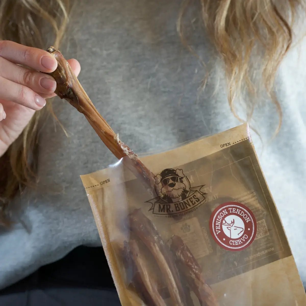 PNAMR05891S - Kuivattu 100% peuran jänne koiralle - Muotitassu