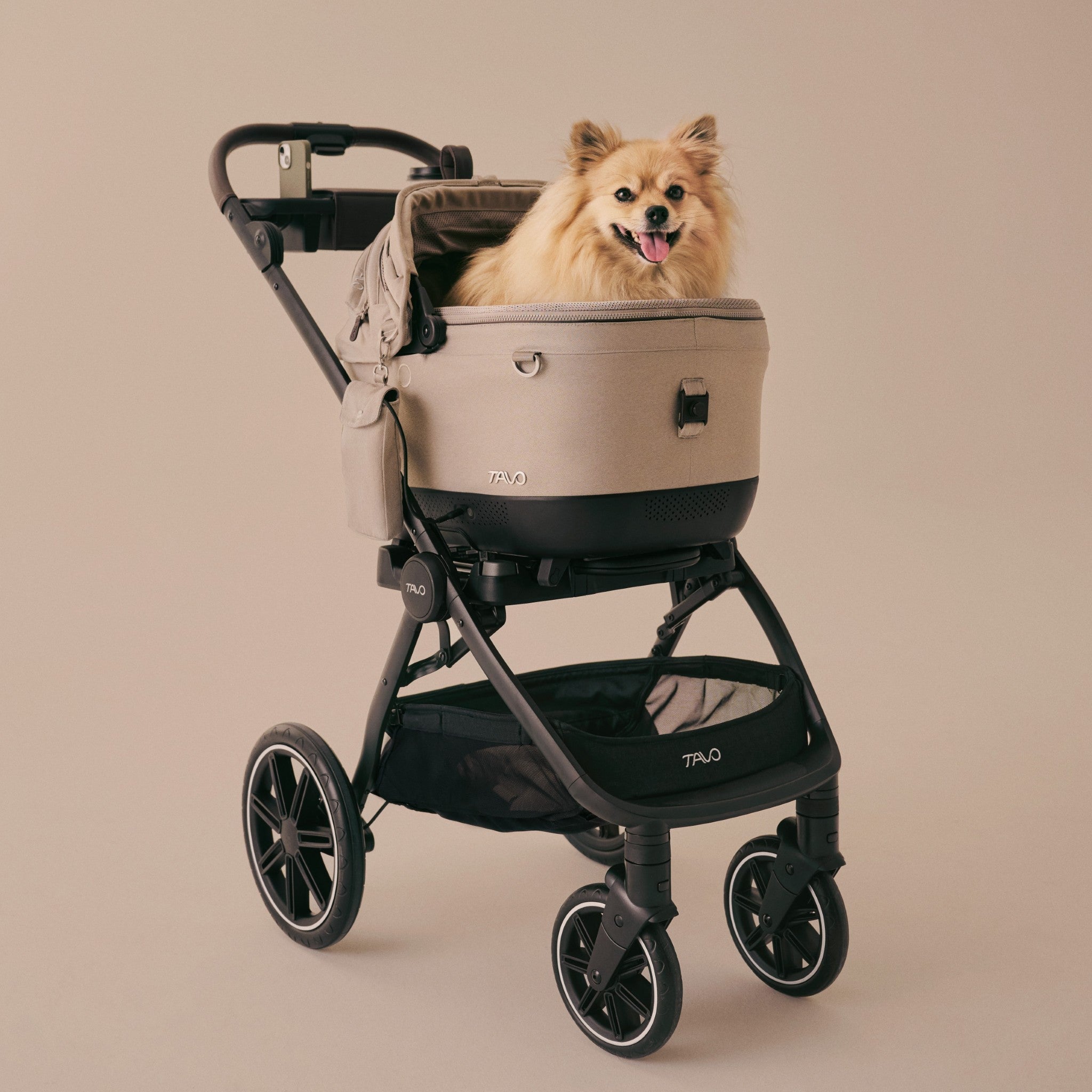 TC0010AAFAW000 - Maeve ISO Wind - Viilentävä lemmikin ISOFIX turvaistuin - Fawn - Muotitassu
