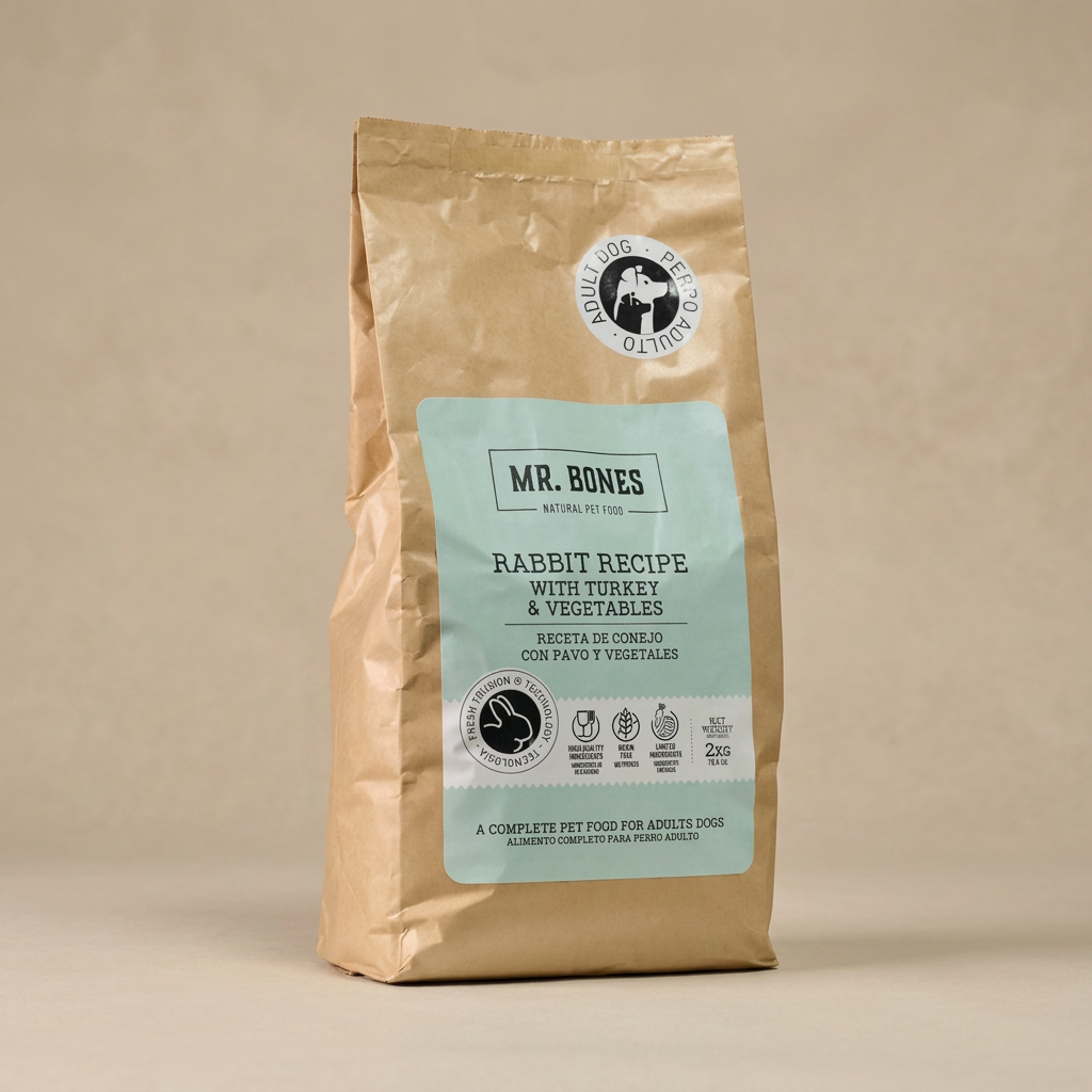 Hipoalerginė sausas šunų maistas - triušis 2kg