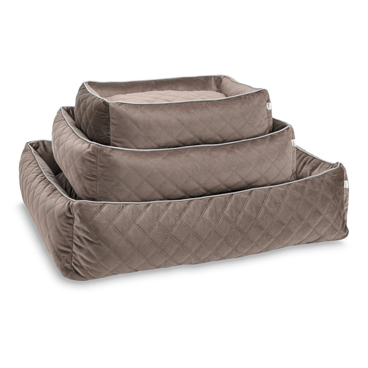 Laboni Classic Oxford dog bed - Velvet - Muotitassu
