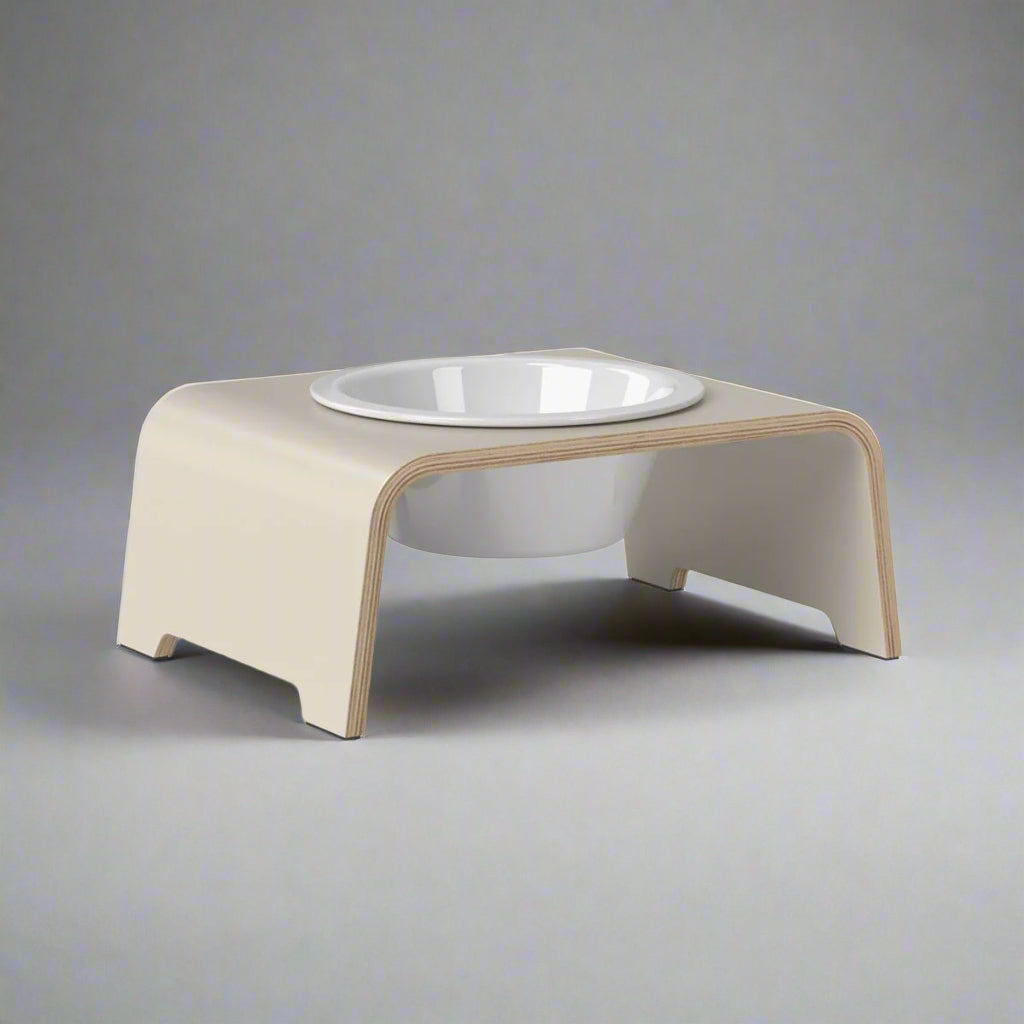 PDODO01305S - dogBar® Single korotettu ruokakuppi - Kashmir - M-small - Muotitassu