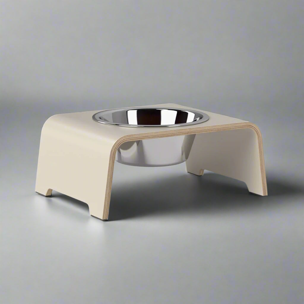 PDODO01304S - dogBar® Single korotettu ruokakuppi - Kashmir - M-small - Muotitassu