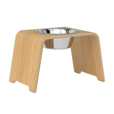 dogBar dogBar® Single korotettu ruokakuppi - Vaalea tammi - kuva 5