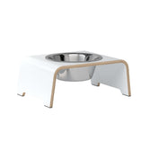 PDODO01268S - dogBar® Single korotettu ruokakuppi - Valkoinen - M-small - Muotitassu