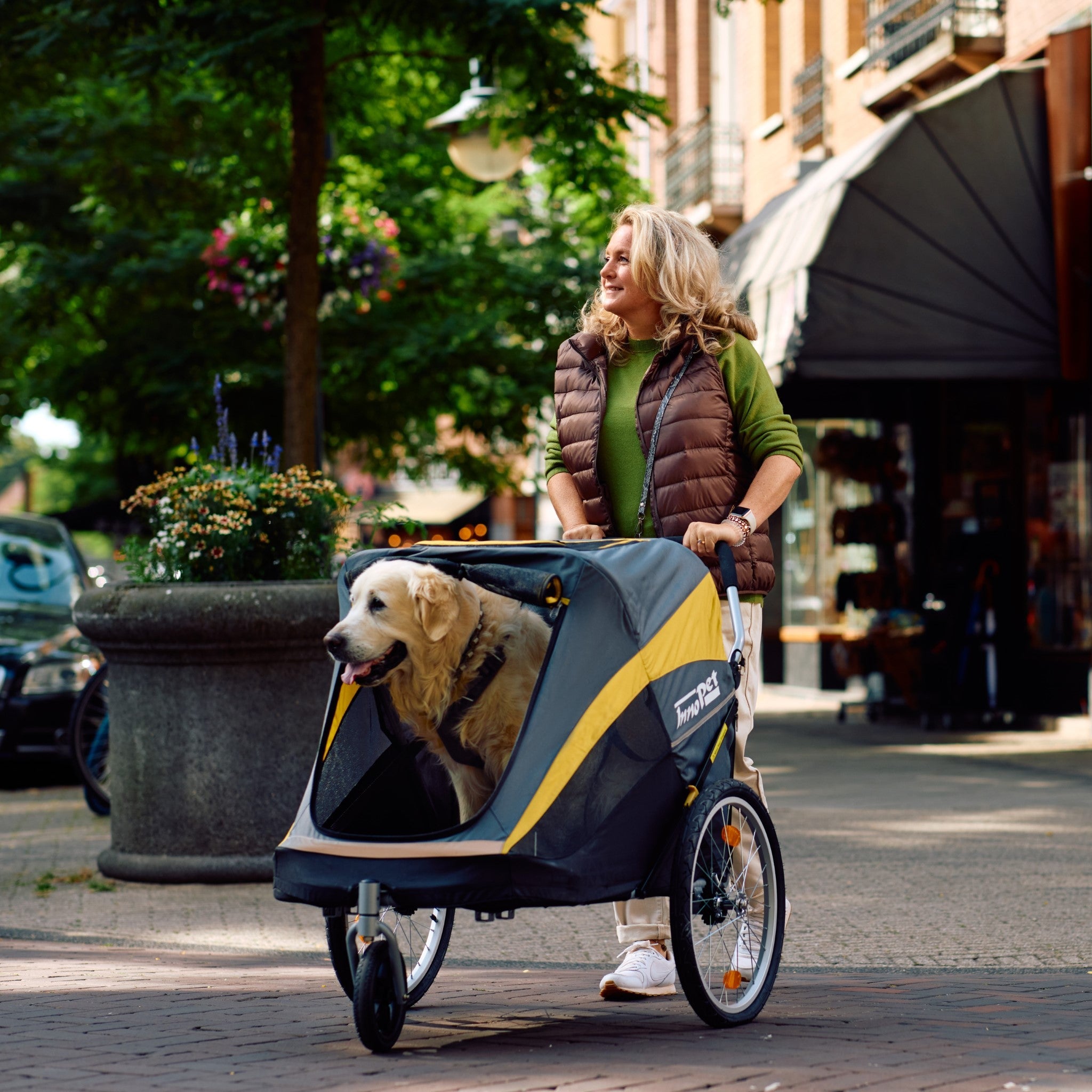 InnoPet Hercules pet stroller up to 50kg Muotitassu