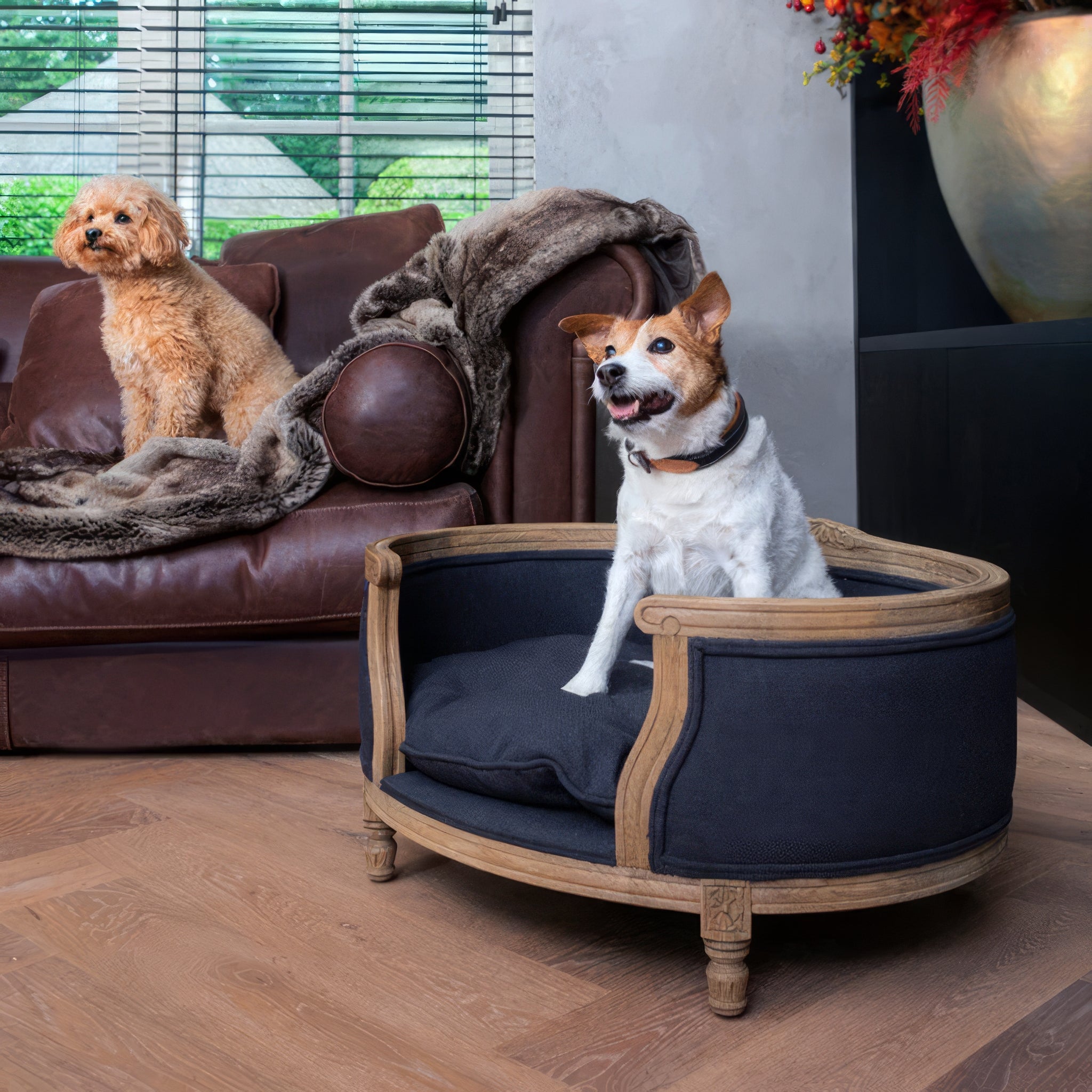 Lord Lou George design bed - Anthracite - Muotitassu
