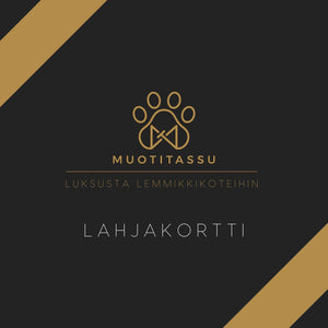 PMUMU01811S - Muotitassun lahjakortti (digitaalinen) - 30 € - Muotitassu